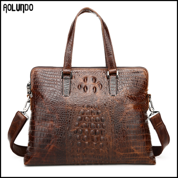 Luxury fashion crocodile grain leather handbags wholesale