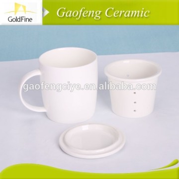 new ceramic white tea mug