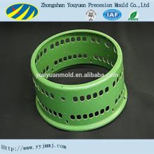 perforated round plastic tubes