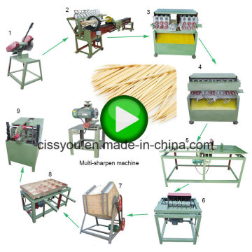 Wooden Toothpick Making Toothpicks Packing Toothpicks Production Line Machine