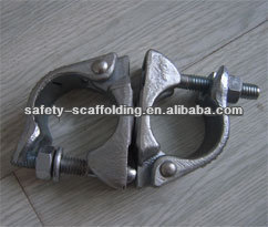 british type drop forged galvanized swivel clamp