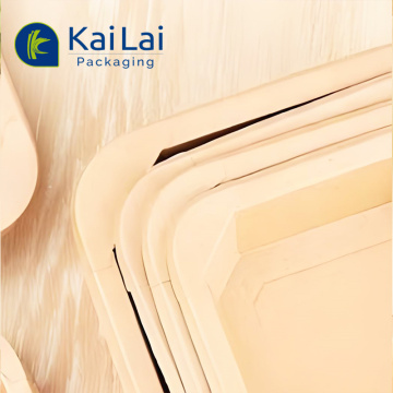 Biodegradable Octagonal Kraft Paper Salad Bowl with Lid - New Design