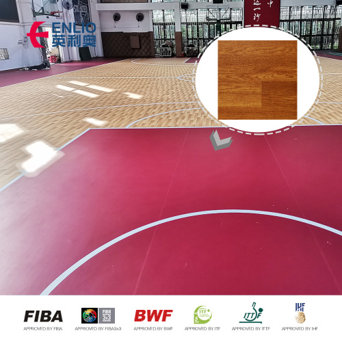 Pavimenti sportivi in ​​PVC in PVC multiuso Fiba 5x5 APPROVATO