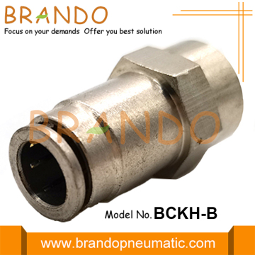 Female Straight Push On Pneumatic Hose Fitting