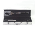 3pc stainless steel barbecue tool set