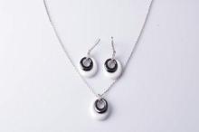 Girls Rhodium Plated Sterling Silver Jewelry Sets Nickel Fr