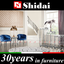 Antique marble top end table / stainless steel table / home furniture china LV-TA104S