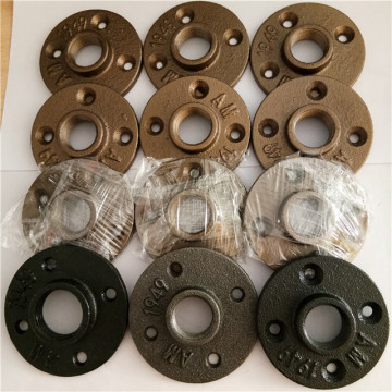 Casting Iron Threaded Pipe Fitting floor Flange