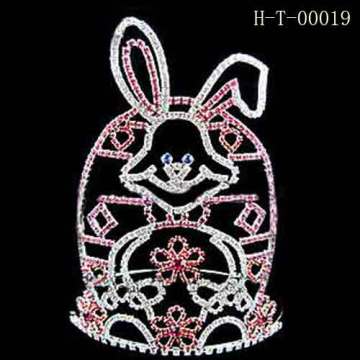 Easter tiara,lovely rabbit tiara,wholesale holiday tiara
