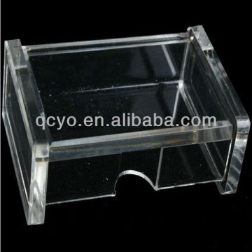 Hot sale! high quality transparent plastic index card holder