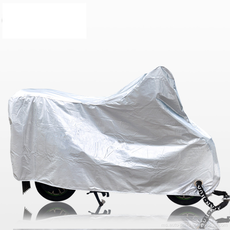 Polyester 190t Silver Scooter Cover Set Waterproof