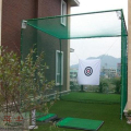 Green Golf Training Net acertando Cage