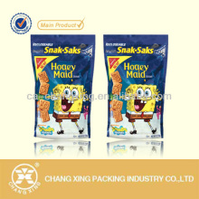 OEM reclosable poly bags for snack