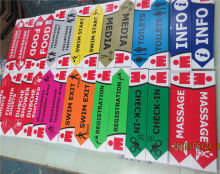 Corrugated Plastic Custom Sign Boards Digital Printing