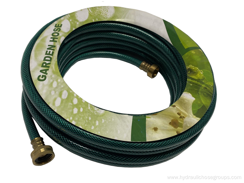 Green Black PVC Garden Hose