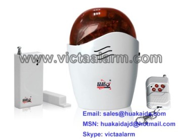 Wireless Flashing  Sound Siren, Burglar Alarm System