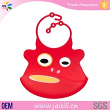 hot sale waterproof silicone Earl Monkey Baby Bib