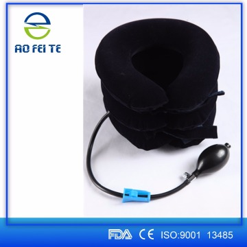 Air inflated medical cervical neck collars FOR pain relief, cervical traction