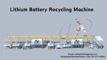 Lithium Battery Recycling Plant For Electronic Products