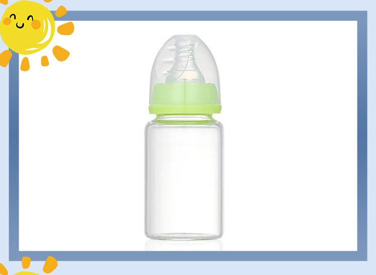 Standard Neck Baby Milk Glass Feeding Bottle