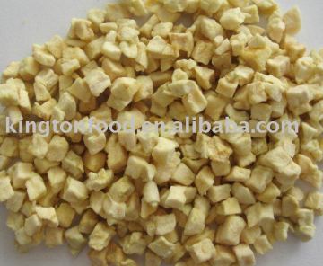 Dehydrated apple dice
