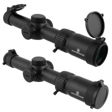 1-4x24 Riflescope with Throw Leverl FOCUHUNTER