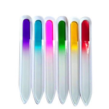 Wholesale Colorful Double Side Glass Crystal Nail File