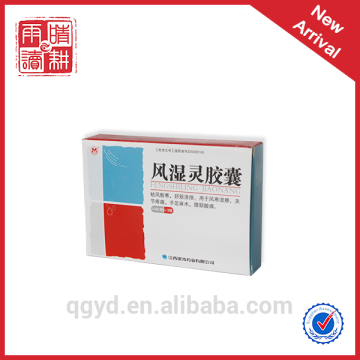 2014 Chinese manufacturer Custom foldable paper medicine box/small paper pill box wholesale