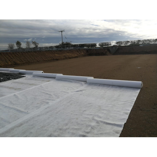 Nonwoven geotextile pp geo ผ้าเข็มเจาะหลุมฝังกลบ