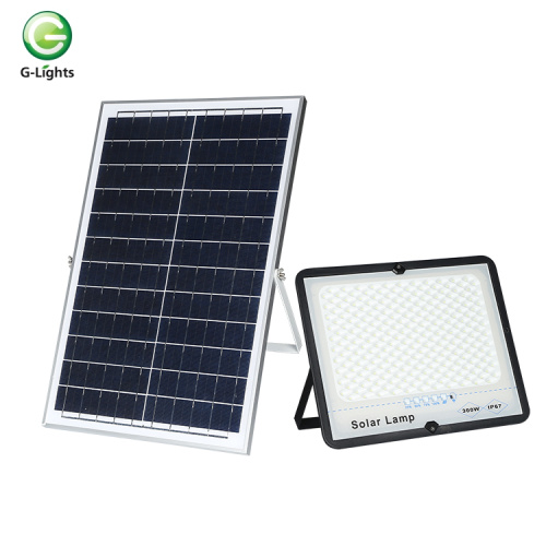 Remote control outdoor 50-300w led solar flood light