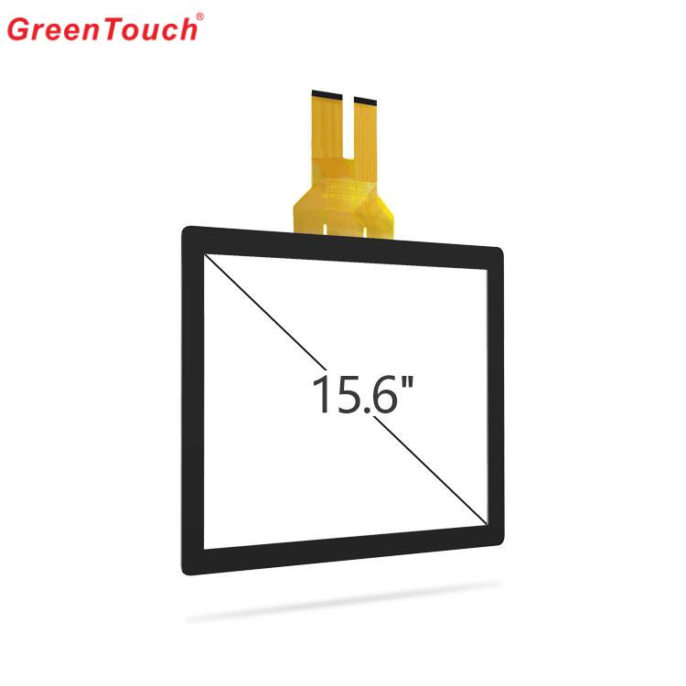 Panel de cristal transparente con pantalla táctil para dispositivo Android de 15,6 "