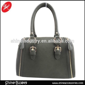 Lady Zipper PU casual handbag