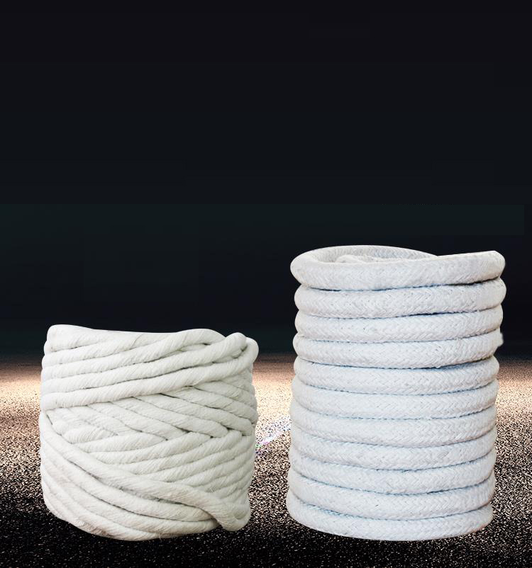 High Quality No Adverse Effects On The Environment Round Ceramic Fibre Twisted Rope For Oven