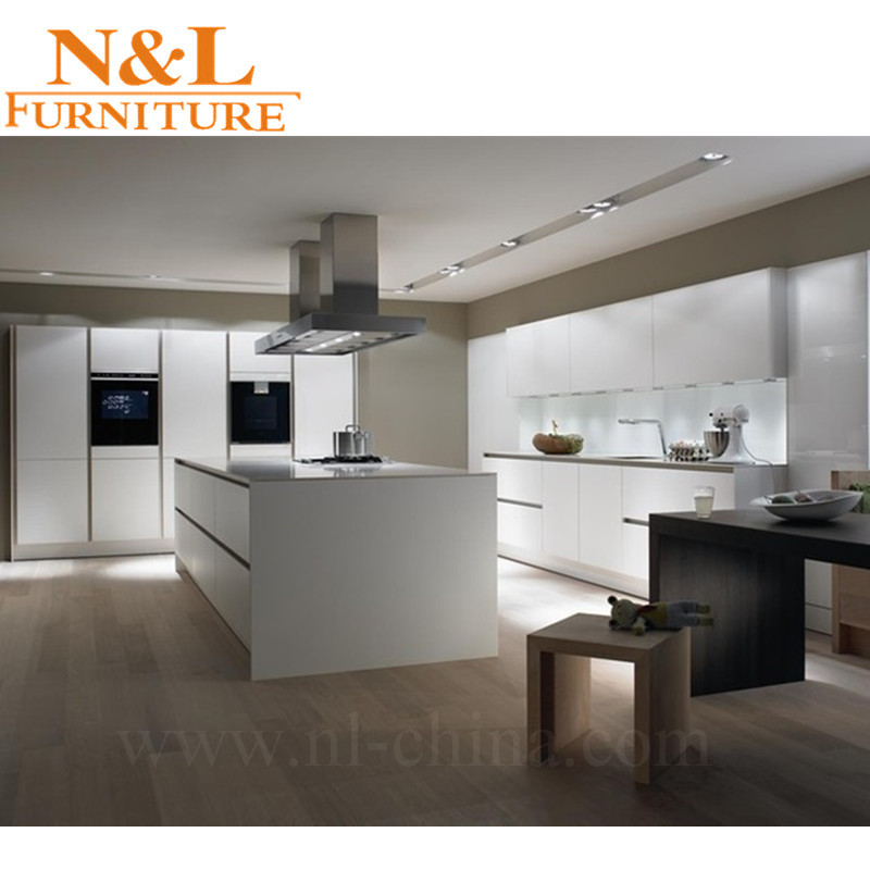 modern design commercial mdf kitchen sets self assemble kitchen cabinet with island set