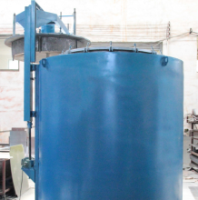 Pit type gas nitriding furnace