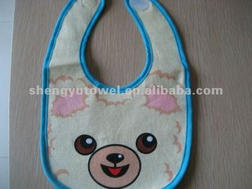 cotton printed baby bib