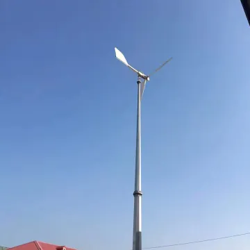 15 kW wind turbine stand-alone pole system