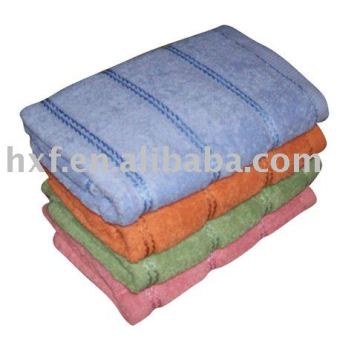 plain dyed terry bath towels