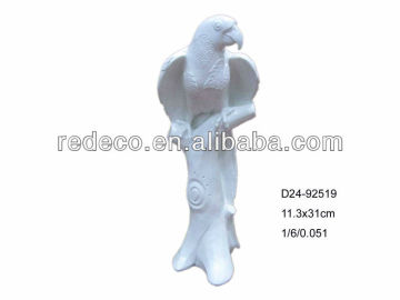 Polyresin parrot figurines for garden decoration