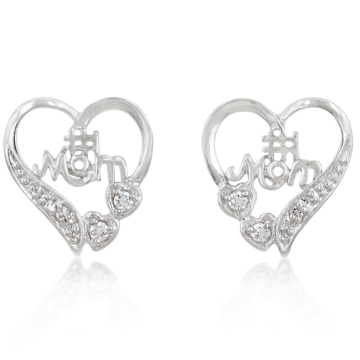 women imitation silver earring jewelry