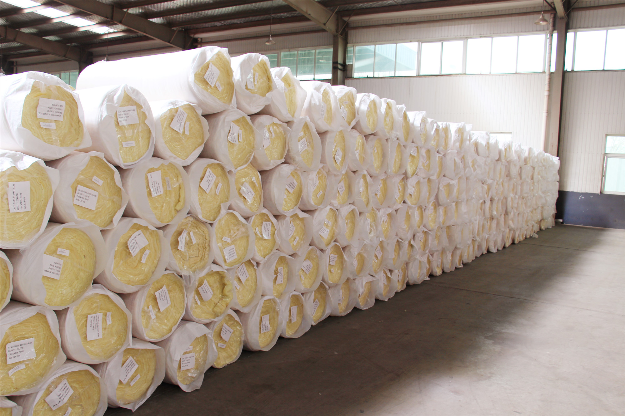 Factory China  glass wool  blanket soundproof thermal insulation glass wool blanket