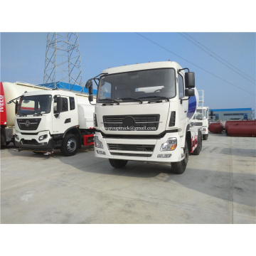 Self loading construction concrete mixer truck