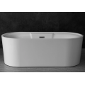 Soaking Tub Hardware Eco-friendly White Acrylic Adult Freestanding Bathtub