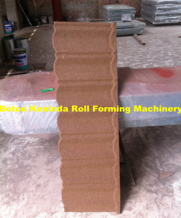 Colourful stone coated machine for African roofing tile making machine