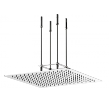 Square ceiling shower head for hotel bathroom