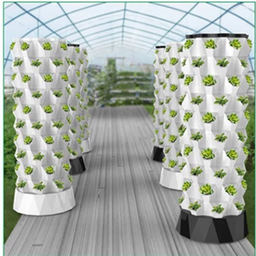 Sistema de plantio hidropônico vertical tipo abacaxi Skyplant