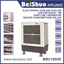 670W Промышленность Электрический охлаждающий вентилятор Воздухоохладитель 160 л Емкость бака для воды Портативный испарительный воздушный охладитель