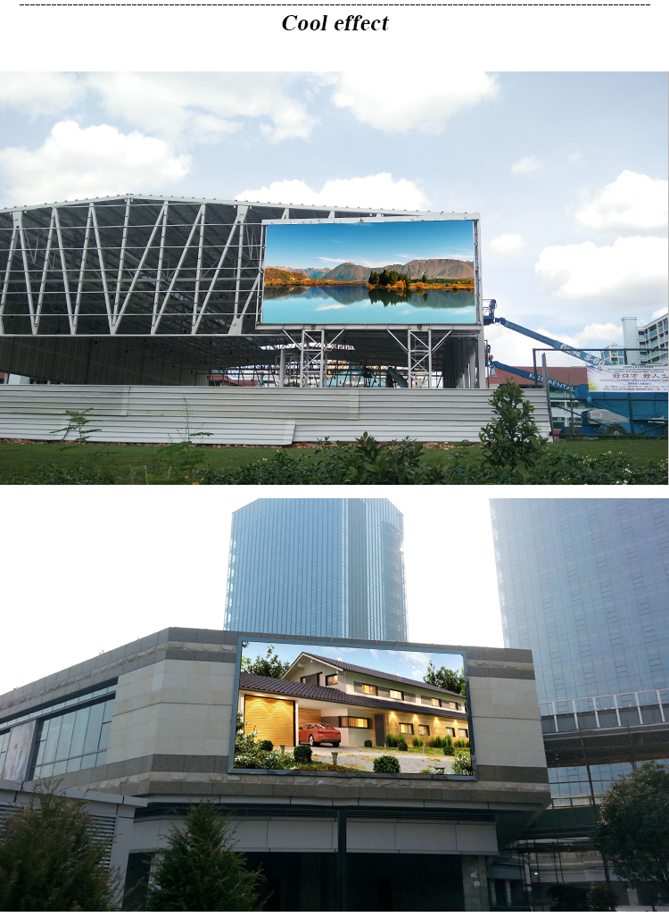 customized outdoor p10 full color led billboard large led rental led display led screen module p10 for tv