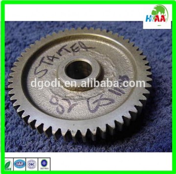 OEM copper powder coating straight tooth spur gear,starter drive gear,wheel gear