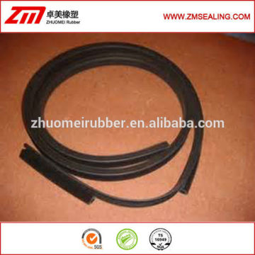 high quality u flocked channel, window channel